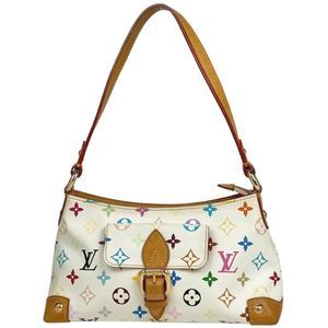 Louis Vuitton Eliza Shoulder Bag Monogram Multicolor Bronze White